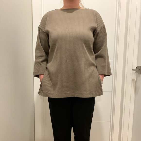 BOGO - Uniqlo Wide Ribbed Relaxed Tunic - Picture 2 of 3